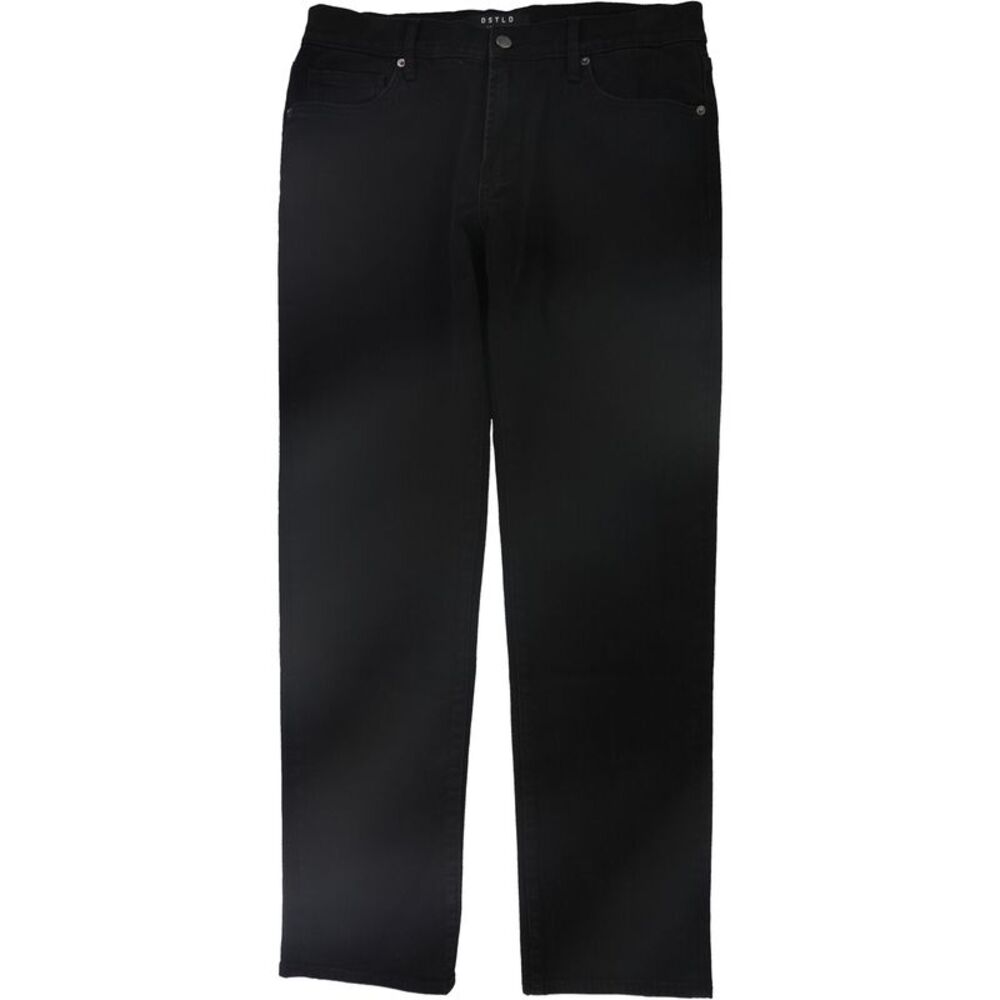 DSTLD Mens Solid Regular Straight Leg Jeans, NWT